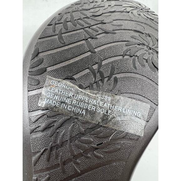 Abeo Biosystem Georgie Snakeskin T-Strap Heeled Comfort Sandals Neutral 9 - Picture 9 of 10